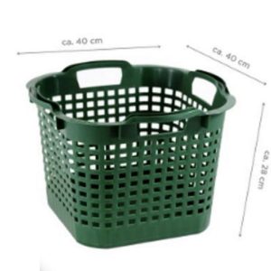 GreenLife Uni-Korb 25 kg 3 Stück drehstapelbar grün GreenLife Uni-Korb 25 kg 3 Stück drehstapelbar grün