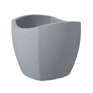 Scheurich Pflanzgefäß Wave Globe Cubo BxHxT 49,4 x 44,4 x 49,4 cm Stony Grey Scheurich Pflanzgefäß Wave Globe Cubo BxHxT 49,4 x 44,4 x 49,4 cm Stony Grey