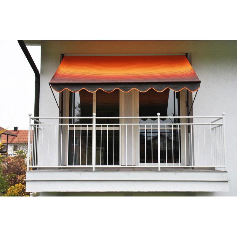 Angerer Freizeitmöbel GmbH Klemmmarkise orange/braun, 400 cm