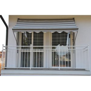 Angerer Freizeitmöbel GmbH Klemmmarkise grau gestreift, 350 cm Angerer Freizeitmöbel GmbH Klemmmarkise grau gestreift, 350 cm
