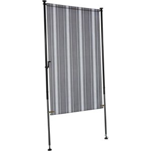 Angerer Freizeitmöbel GmbH Balkonsichtschutz grau gestreift, 120 cm Angerer Freizeitmöbel GmbH Balkonsichtschutz grau gestreift, 120 cm