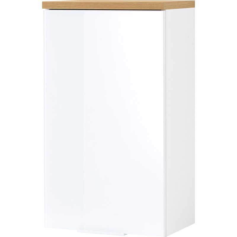 Hängeschrank 39 x 69 x 27 cm Navarra-Eicheoptik/weiß
