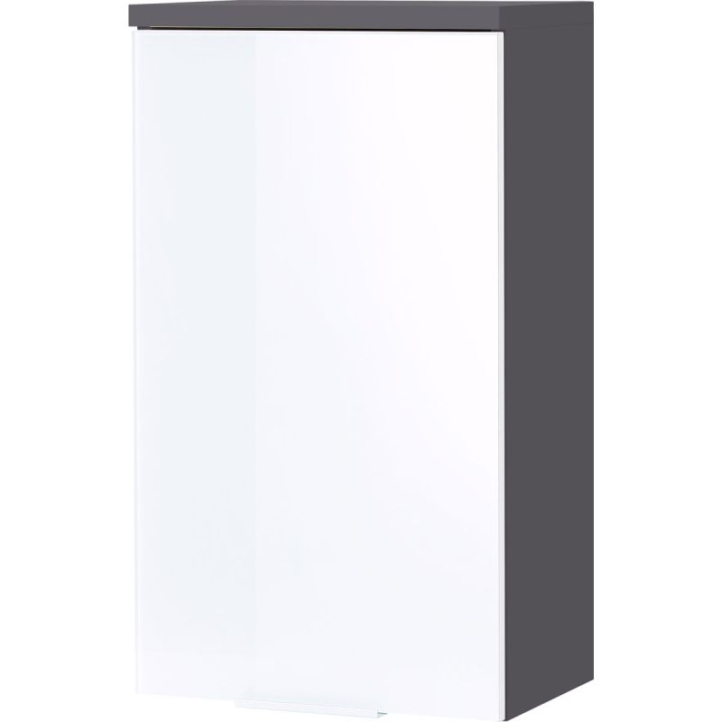 Hängeschrank 39 x 69 x 27 cm graphit/weiß