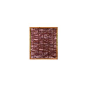 TETZNER & JENTZSCH Zaunserie „FAKO“, Weidengeflechtzaun, mit umlauf. Rahmen, 120 x 140 cm