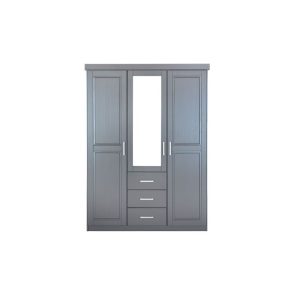 Inter Link Kassettentürschrank „Norwin“, 3-Türen, grau Inter Link Kassettentürschrank „Norwin“, 3-Türen, grau