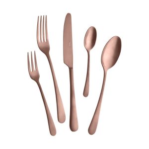 Mulex Besteckset „Astoria“ Kupfer satiniert, 20-teilig, im Geschenkkarton Mulex Besteckset „Astoria“ Kupfer satiniert, 20-teilig, im Geschenkkarton