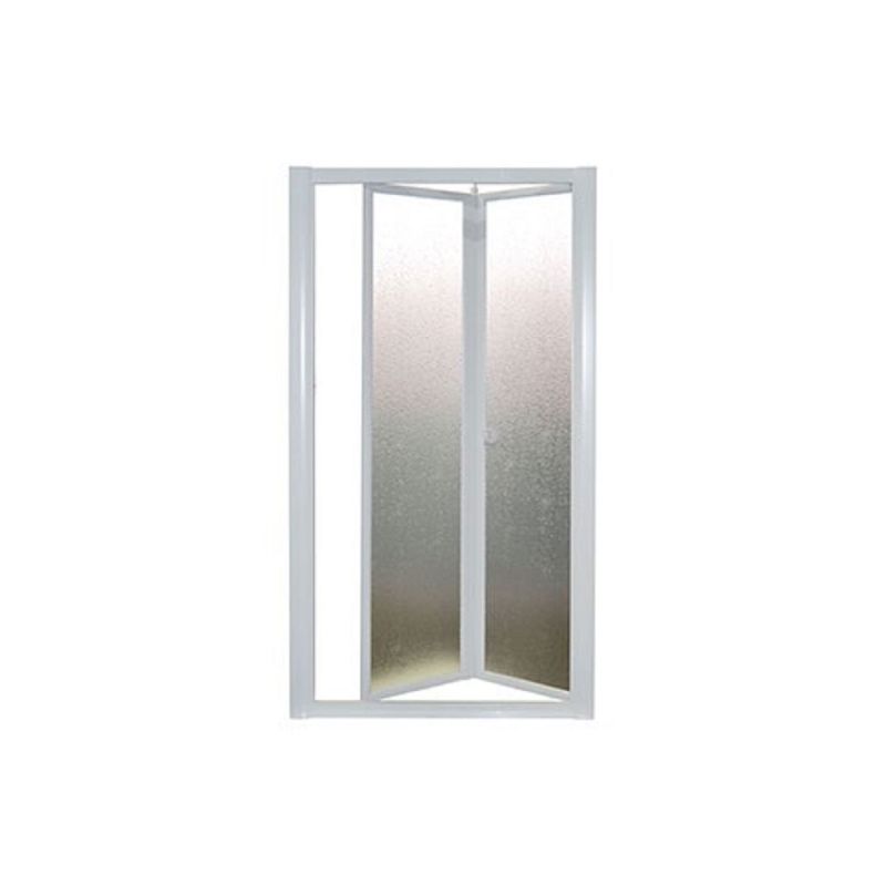 FORTE Nischendusche Domino 90 - 97 cm Weiß