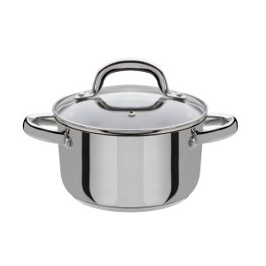 GSW Fleischtopf Montreal mit Glasdeckel 16cm 1,8L