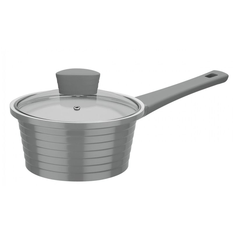 GSW Stielkasserolle Bolero mit Glasdeckel 18cm 1,9L