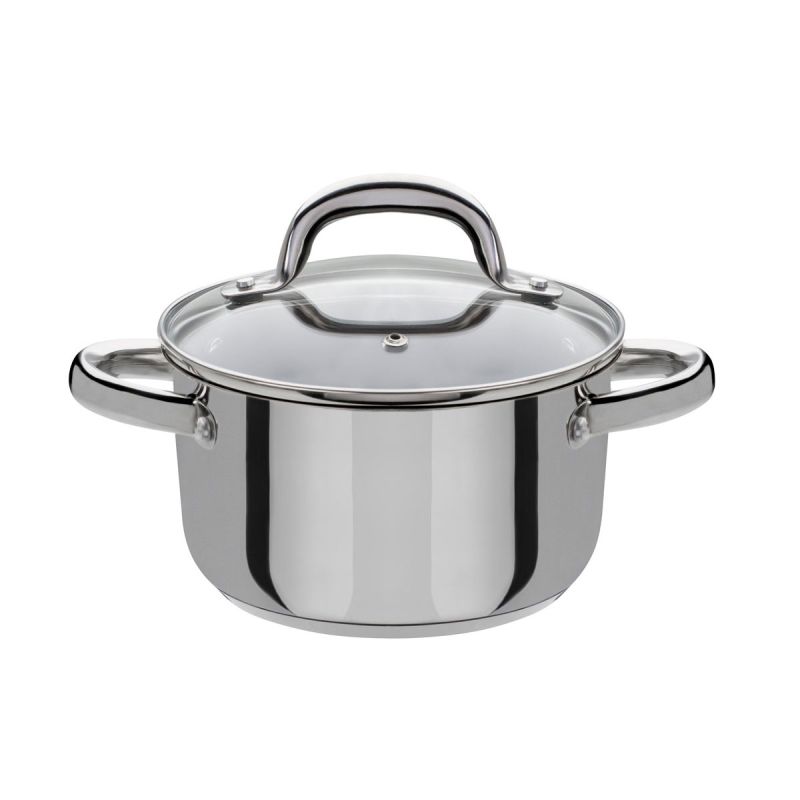GSW Bratentopf Montreal mit Glasdeckel 16cm 1,5L