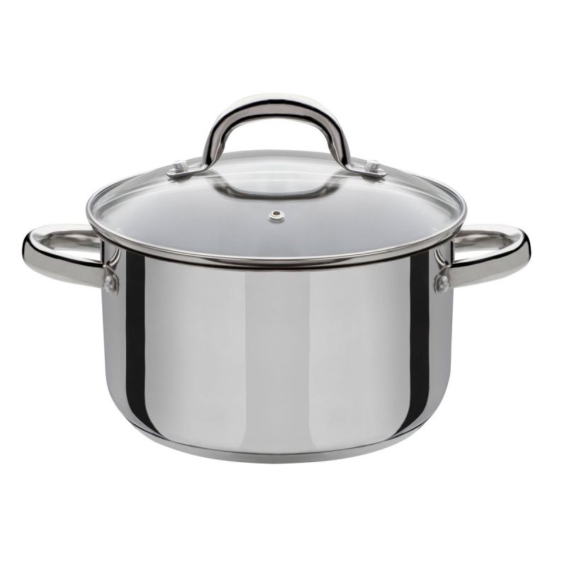 GSW Bratentopf Montreal mit Glasdeckel 20cm 3L
