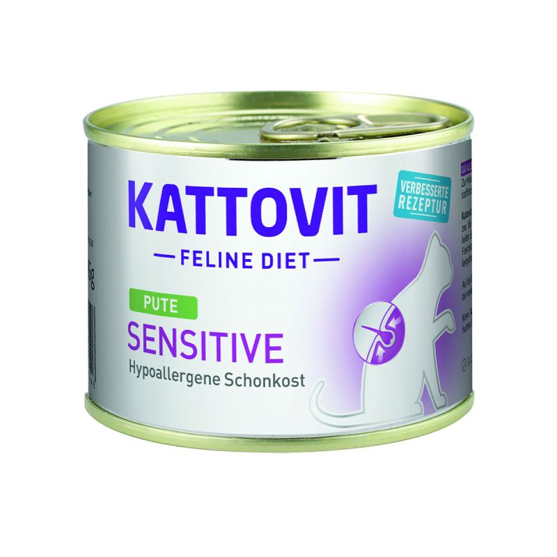 Kattovit Feline Diet Sensitive Pute 185g