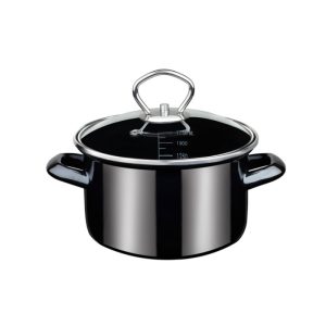 GSW Bratentopf Profi-Black-Star mit Glasdeckel 16cm 1,5L GSW Bratentopf Profi-Black-Star mit Glasdeckel 16cm 1,5L