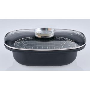 GSW Aromabräter 39 x 25cm mit Drahteinsatz 4L GSW Aromabräter 39 x 25cm mit Drahteinsatz 4L