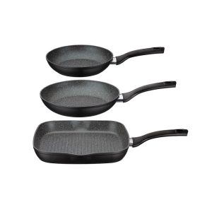 GSW Pfannen-Set Gourmet Granit 3-tlg. GSW Pfannen-Set Gourmet Granit 3-tlg.