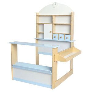 Coemo Kaufladen Lilly Holz Blau Coemo Kaufladen Lilly Holz Blau
