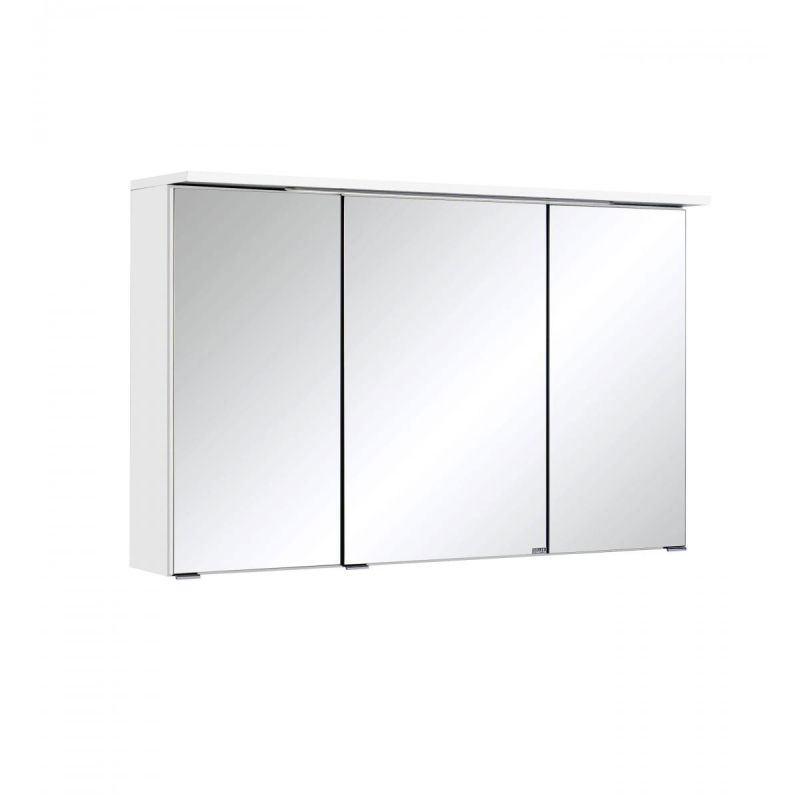 HELD Spiegelschrank 100 weiß 3 Spiegeltüren