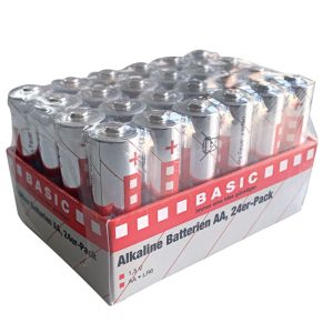 Basic AA-Batterien, 24 Stück Basic AA-Batterien, 24 Stück