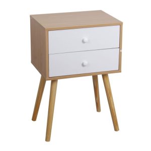 HappyHome Nachttisch mit 2 Schubladen HappyHome Nachttisch mit 2 Schubladen