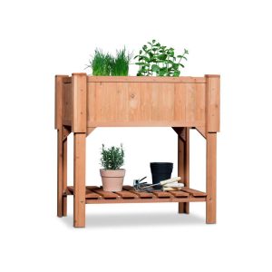Coemo Hochbeet Kräuterbeet mit Pflanzfolie 120 x 40 x 90 cm Coemo Hochbeet Kräuterbeet mit Pflanzfolie 120 x 40 x 90 cm