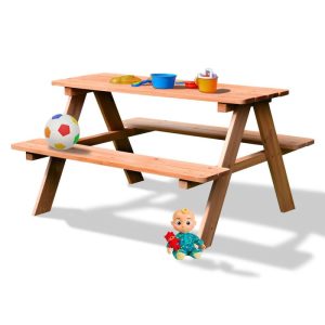 Coemo Picknicktisch Kindersitzgruppe Holz Farbe Natur Coemo Picknicktisch Kindersitzgruppe Holz Farbe Natur