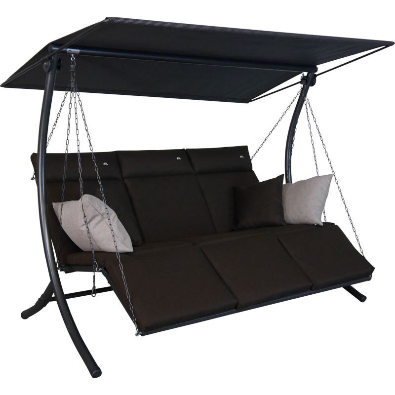 Angerer Freizeitmöbel GmbH Hollywoodschaukel Swing 3-Sitzer Smart coffee