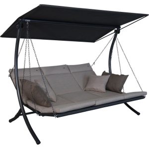 Angerer Freizeitmöbel GmbH Hollywoodschaukel Swing 3-Sitzer Smart sand Angerer Freizeitmöbel GmbH Hollywoodschaukel Swing 3-Sitzer Smart sand