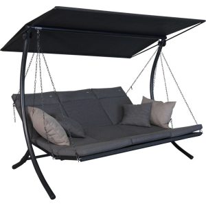 Angerer Freizeitmöbel GmbH Hollywoodschaukel Swing 3-Sitzer Smart stone Angerer Freizeitmöbel GmbH Hollywoodschaukel Swing 3-Sitzer Smart stone
