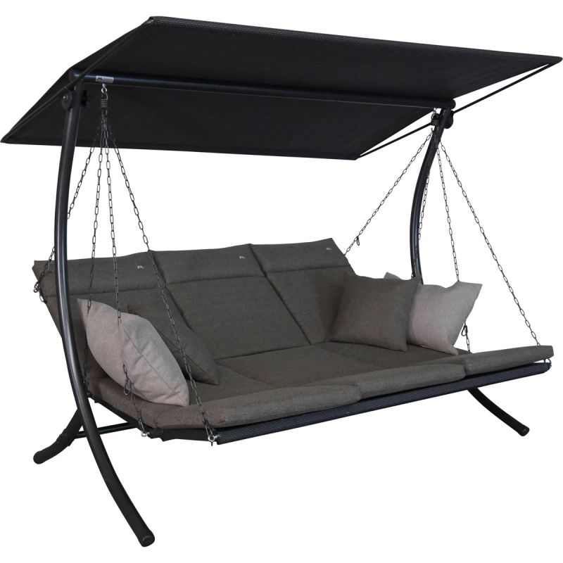Angerer Freizeitmöbel GmbH Hollywoodschaukel Swing 3-Sitzer Smart olive