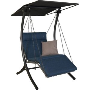 Angerer Freizeitmöbel GmbH Hollywoodschaukel 1-Sitzer Luxus Smart denim Angerer Freizeitmöbel GmbH Hollywoodschaukel 1-Sitzer Luxus Smart denim