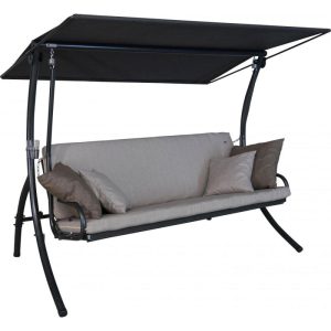 Angerer Freizeitmöbel GmbH Hollywoodschaukel 3-Sitzer Elegance Smart Sand Angerer Freizeitmöbel GmbH Hollywoodschaukel 3-Sitzer Elegance Smart Sand