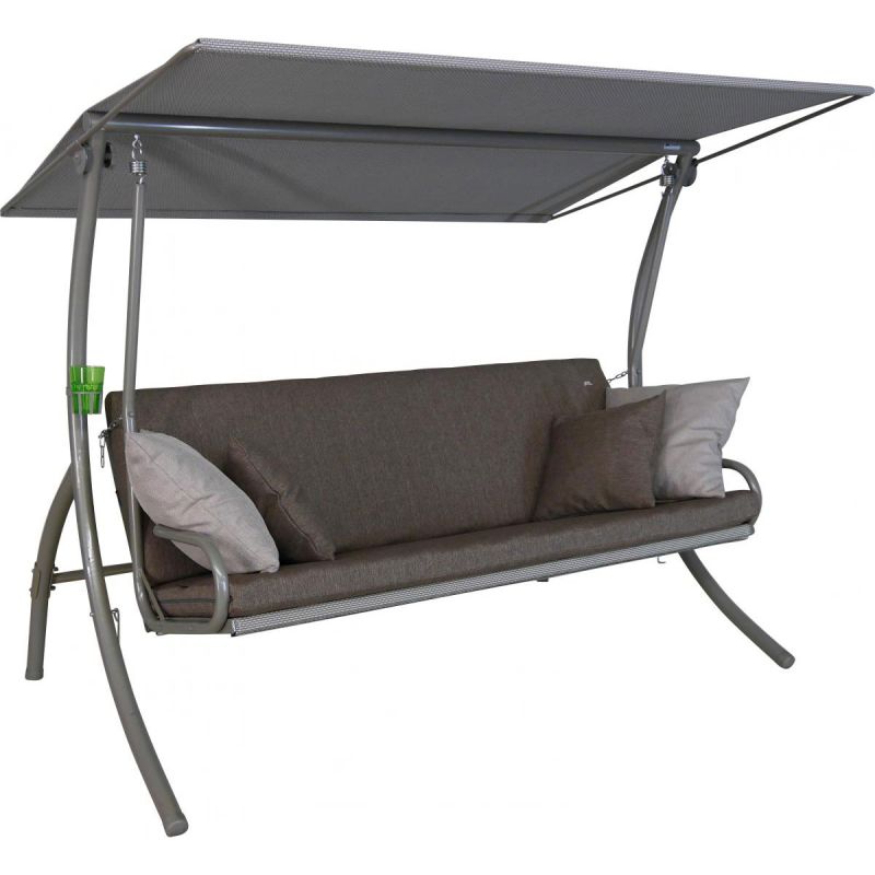 Angerer Freizeitmöbel GmbH Hollywoodschaukel 3-Sitzer Elegance Smart Olive