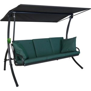 Angerer Freizeitmöbel GmbH Hollywoodschaukel 3-Sitzer Elegance Sun Grün Angerer Freizeitmöbel GmbH Hollywoodschaukel 3-Sitzer Elegance Sun Grün