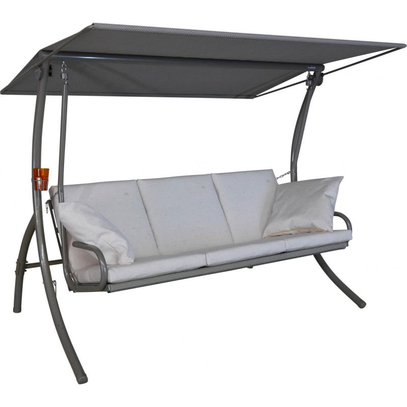 Angerer Freizeitmöbel GmbH Hollywoodschaukel 3-Sitzer Elegance Sun Beige
