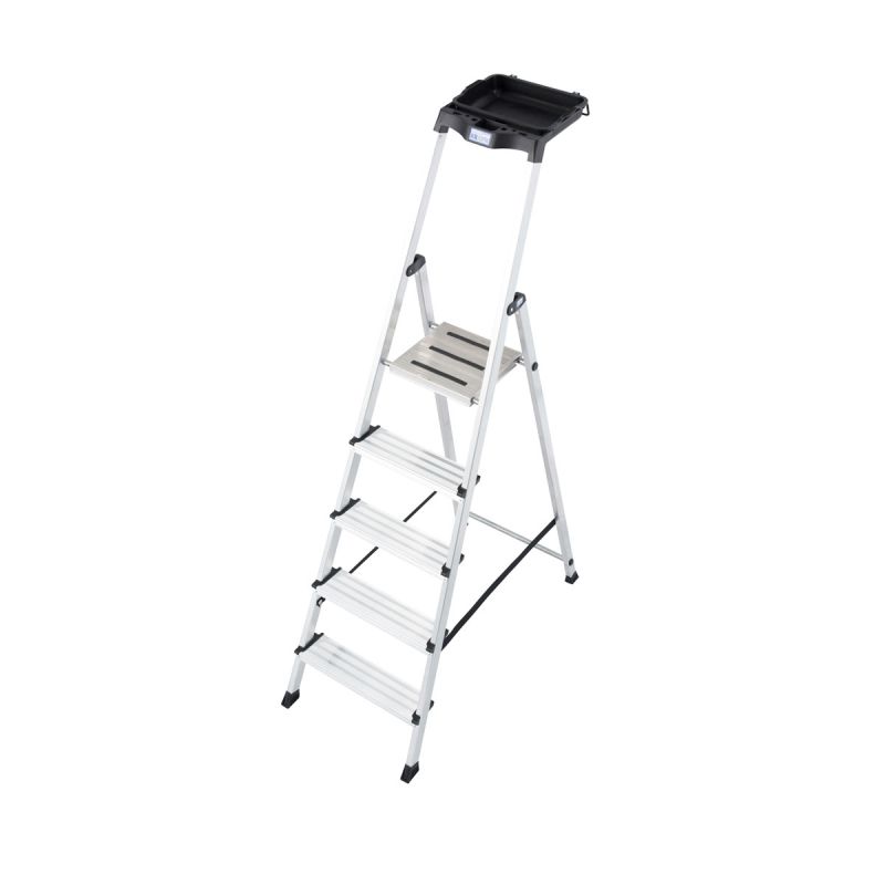Krause SECURY STUFEN-STEHLEITER MIT MULTIGRIP-SYSTEM 5 STUFEN