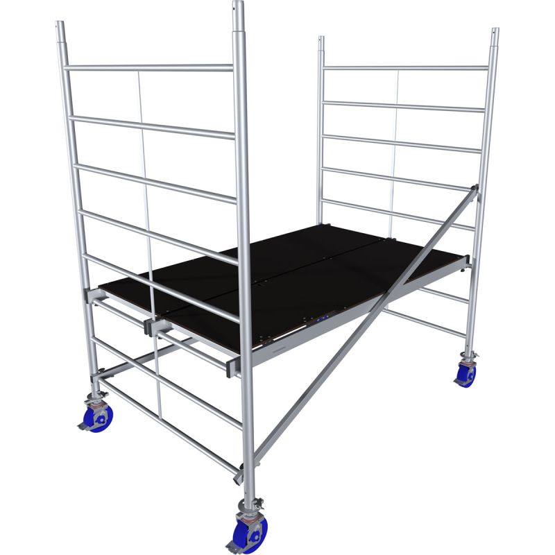 Krause PROTEC XXL ALU-FAHRGERÜST BREITAUFBAU 2,00 x 1,20 M AH 2,90 M