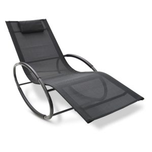 Leco Schaukel Gartenliege Schaukelstuhl Mila 178 x 64 x 78 cm Sonnenliege