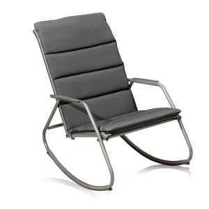 Leco Schaukelstuhl Schaukelsessel Gartenstuhl Lou 95 x 60 x 90 cm