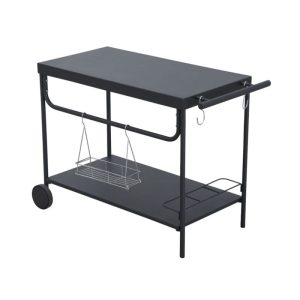 Leco Grill BBQ Rolltisch Serviertisch Grillwagen Servierwagen Beistelltisch Grill