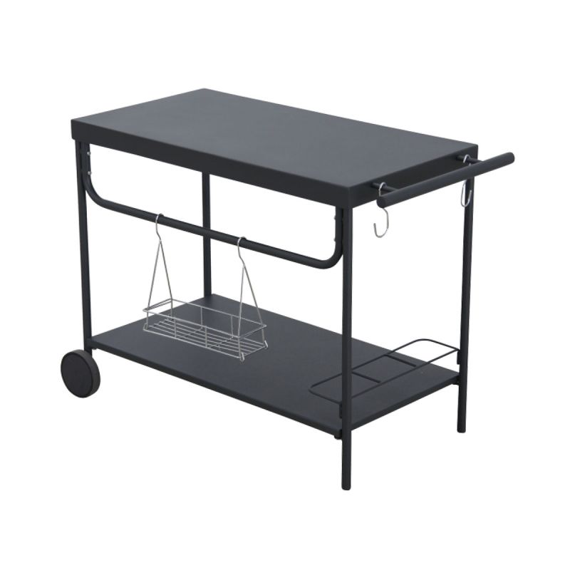 Leco Grill BBQ Rolltisch Serviertisch Grillwagen Servierwagen Beistelltisch Grill