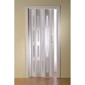 FORTE Kunststoff-Falttür Luciana B 88,5 x H 202 cm weiß 4 Fenster FORTE Kunststoff-Falttür Luciana B 88,5 x H 202 cm weiß 4 Fenster