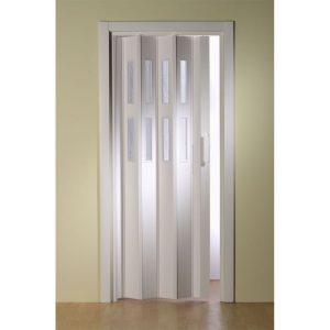 FORTE Kunststoff-Falttür Luciana B 88,5 x H 202 cm weiß 2 Fenster FORTE Kunststoff-Falttür Luciana B 88,5 x H 202 cm weiß 2 Fenster