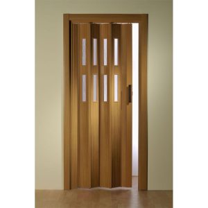 FORTE Kunststoff-Falttür Luciana B 88,5 x H 202 cm Buche 2 Fenster FORTE Kunststoff-Falttür Luciana B 88,5 x H 202 cm Buche 2 Fenster