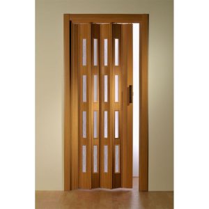 FORTE Kunststoff-Falttür Luciana B 88,5 x H 202 cm Buche 4 Fenster FORTE Kunststoff-Falttür Luciana B 88,5 x H 202 cm Buche 4 Fenster