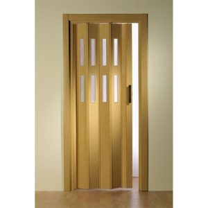 FORTE Kunststoff-Falttür Luciana B 88,5 x H 202 cm Eiche hell 2 Fenster FORTE Kunststoff-Falttür Luciana B 88,5 x H 202 cm Eiche hell 2 Fenster