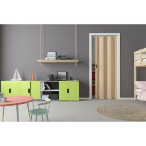 FORTE Kunststoff-Falttür Luciana B 88,5 x H 202 cm Esche holz 3 D FORTE Kunststoff-Falttür Luciana B 88,5 x H 202 cm Esche holz 3 D