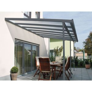 gutta Terrassenüberdachung Standard anthrazit 546 x 406 cm gutta Terrassenüberdachung Standard anthrazit 546 x 406 cm