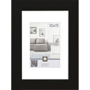 Bilderrahmen Livorno 10×15 cm schwarz Bilderrahmen Livorno 10×15 cm schwarz
