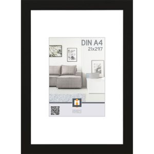 Bilderrahmen Livorno 21×30 cm schwarz Bilderrahmen Livorno 21×30 cm schwarz