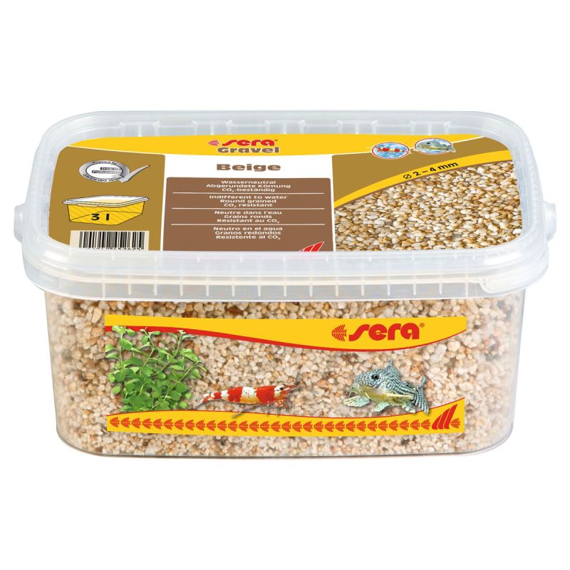 sera Gravel Beige Ø 2 - 4 mm 3 l
